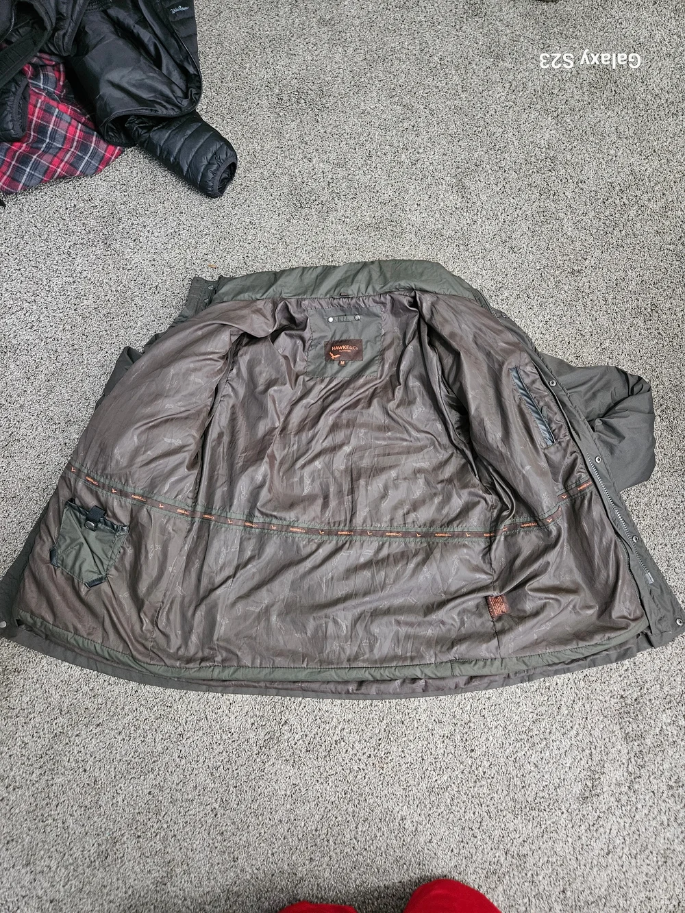 Hawke & Co Outfitter 3-in-1 Men's Medium Olive Insulated Field Jacket Removable